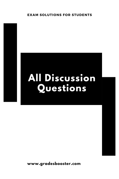 HIT 205 Discussions Module 4, 5, 6 and 7